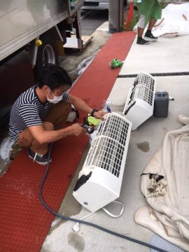 エアコン洗浄　名古屋市　港区